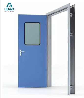 주문 약국 병원 연구실용 CE 규격 내화강철 클린룸 도어 online manufacture