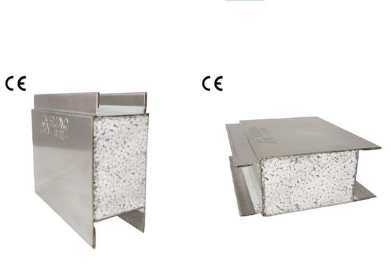 주문 스테인리스 스틸 로크 울 MGO PU 청정실 샌드위치 패널 소음 격리 online manufacture