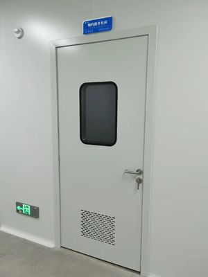주문 열 절연 강철 청결실 스윙 도어 단일 모듈 병원 보안 도어 online manufacture