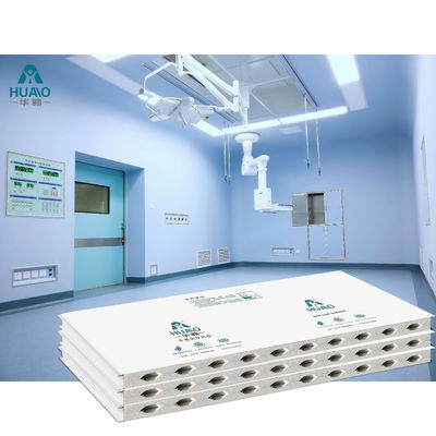 주문 HUAAO 모듈형 청정실 벽 PU 로크 울 샌드위치 패널 청정실 벽 패널 online manufacture