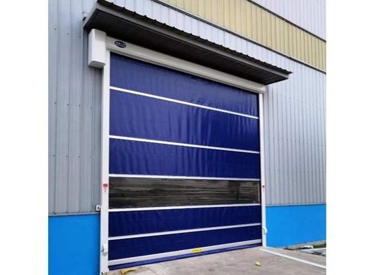 주문 자동 PVC 빠른 롤링 셔터 문 고속 접근 먼지 및 바람 방어 online manufacture