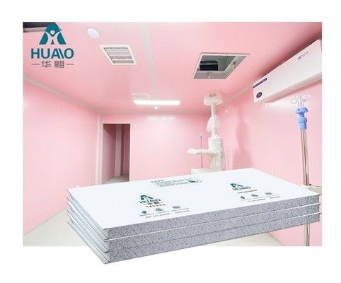 주문 가벼운 복합 샌드위치 보드 방화 및 열 단열 실리카 바위 색상 강철 보드 바위 정화 보드 online manufacture