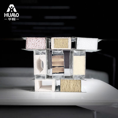 주문 샌드위치 벽 패널 로크울 50Mm 금속 유리 울 Mgo 샌드위치 패널 벽 청소실 패널 online manufacture