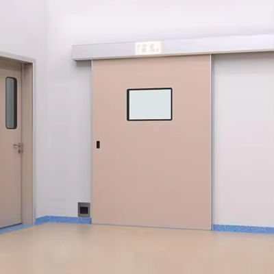 항균 전극 스프레이로 깨끗하고 안전한 작업 공간 청소실 자동 슬라이딩 도어