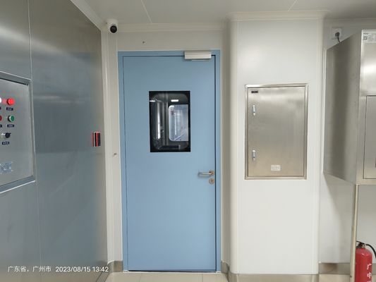 강철 문 허메틱 청정실 병원 실험실용 강철 스윙 문 청정실