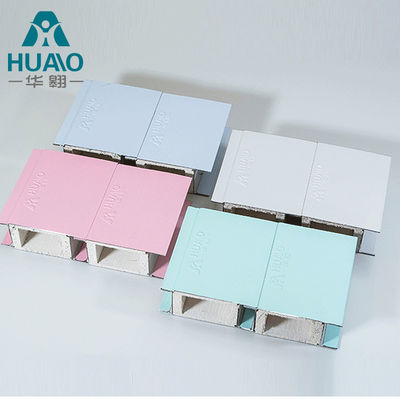 A1 방화 방지력 있는 마그네슘 옥시황산 원자재로 구성된 핸드메이드 청정실 샌드위치 패널