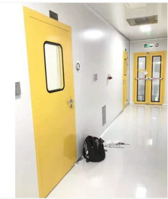 10.0mm 프레임 가연 철강 청정실 스윙 도어 병원 연구소 작업실